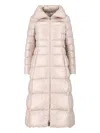 Herno Maxi Belted Down Jacket In White