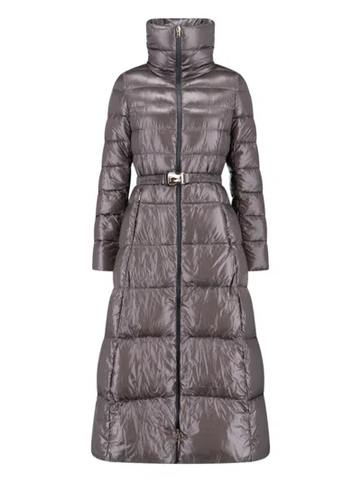 HERNO HERNO MAXI DOWN JACKET WITH HIGH COLLAR