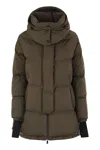 Herno Quilted Down Jacket With Hood And Vents In Brown