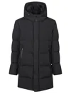 Herno Medium Parka Puffer Polyester Parka In Black