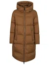 Herno Medium Relaxed Down Jacket In Cammello