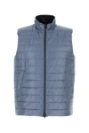 Herno Reversible Padded Quilted Nylon Jacket With Pockets In Blue