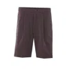 Herno Dark Brown Polyester Bermuda In Brown