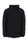 Herno Men's Nylon Down Jacket In Black