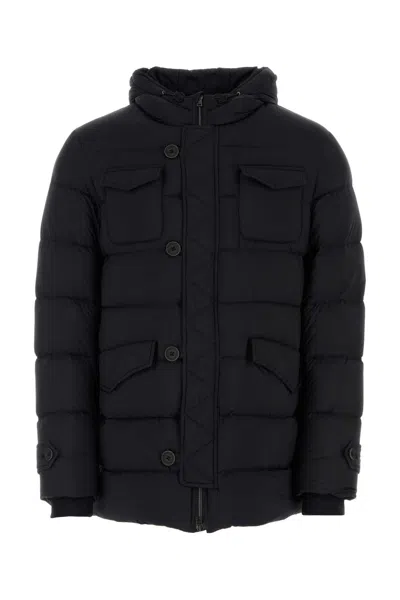 Herno Men's Nylon Down Jacket In Black