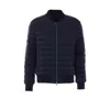 Herno Black Down Jacket With Frontal Zip Closure In Black