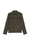 Herno Button-up Chest-pocket Jacket In Verdone