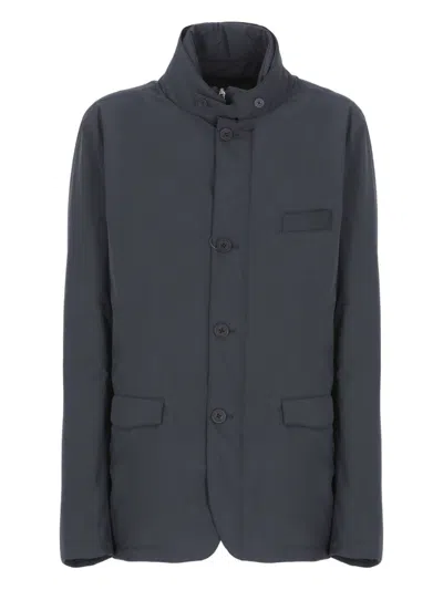 HERNO MEN'S COATS BLUE
