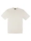 Herno T-shirt In Superfine Cotton Stretch And Light Scuba In White