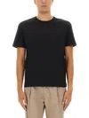 Herno Classic Black Crew Neck T-shirt In Cotton In Black