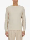 Herno Diamond-pattern Cashmere Sweater In White