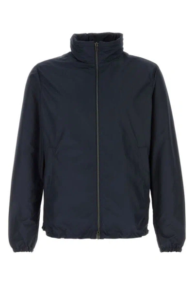 HERNO HERNO MEN DARK BLUE POLYESTER JACKET