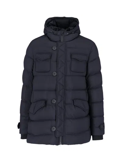 HERNO HERNO MEN'S DOWN-PADDED POLYAMIDE JACKET WITH ACRYLIC COATING AND STRETCH LINING