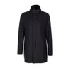 Herno Men Eco Fur Coat In Gray