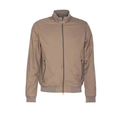 Herno Men Ecoage Bomber In Taupe