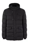 Herno Legend Man Puffer Midnight Blue Size 34 Polyamide In Black