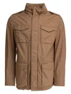 Herno Field Jacket In Tigri In Brown