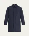 Herno Men's Functional Coat In Blue