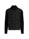 Herno Wool Down Jacket Comforter Jackets And Coats Black In Black