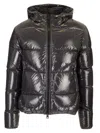 Herno Men Gloss Bomber Jacket In Black