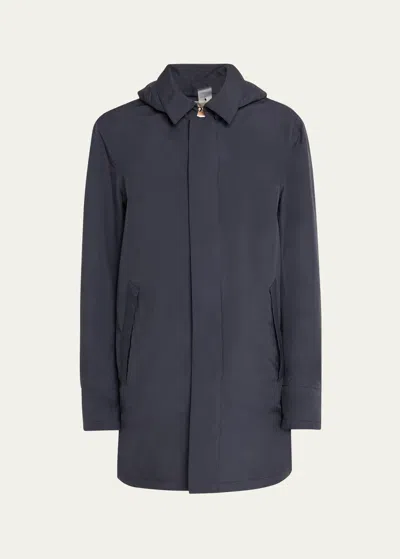 Herno Men's Gore-tex Hooded Coat In 9201