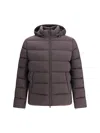 Herno Men Hooded Bomber In Gray