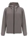 Herno Hooded Jacket Lightweight Fabric Elastic Cuffs