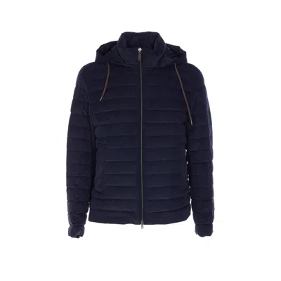 HERNO HERNO MEN HOODED SHORT DOWN JACKET