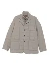 Herno Quilted Wool Jacket With Classic Collarfit