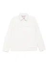 Herno Quilted Flap-pocket Jacket In White