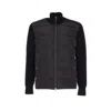 Herno Men Knitted And Padded Cardigan In Multi