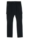 Herno Technical Jersey Cargo Pants In Black