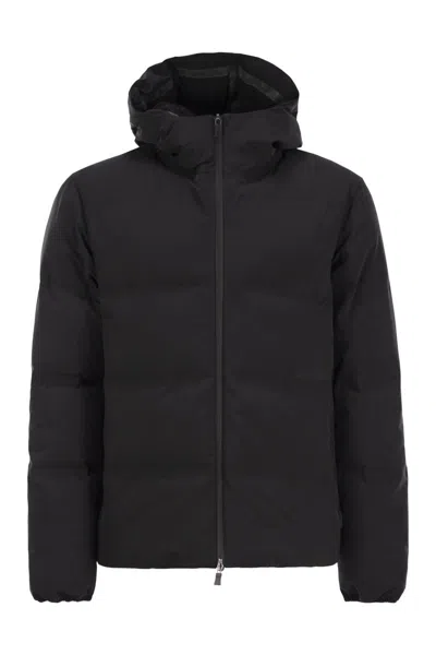 Herno Laminar Duvet Jacket In Black