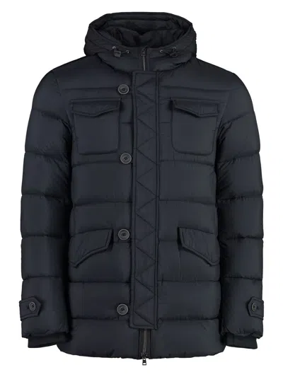 HERNO MEN'S L'ESKIMO HOODED DOWN JACKET