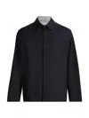 Herno Men's Light Stretch Reversible Jacket In Blue