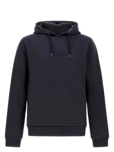 HERNO MEN'S LOGO COTTON HOODIE