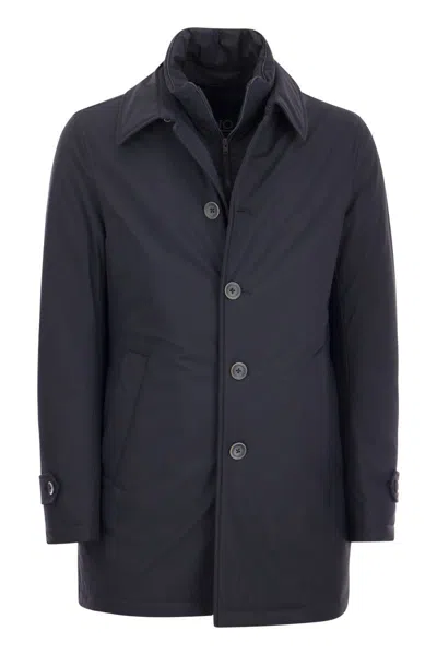 Herno Down Jacket In Navy Blue