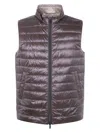 Herno Men's Man Padded Waistcoat In Grey