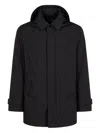 Herno Men Waterproof 2-layer Laminar Fabric In Black