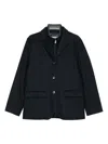 Herno Three-button Zipped Jacket In Yellow