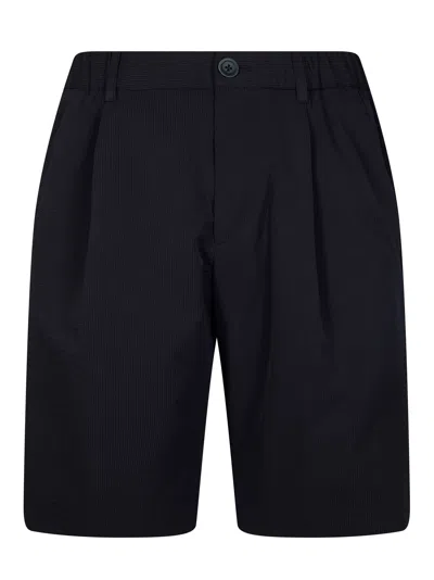 Herno Men's Mini Technical Bermuda Shorts In Blue