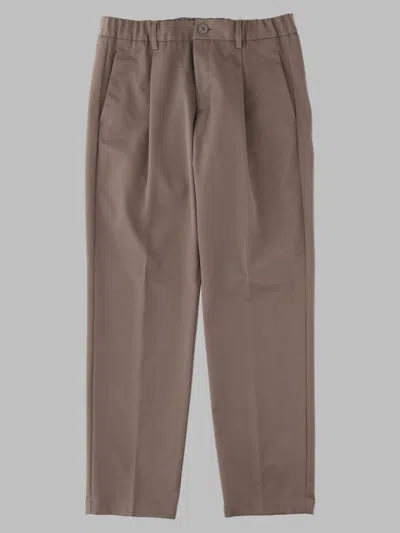 Herno Men's Multicolor-pattern Trousers In Brown