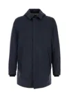 Herno Navy Blue Polyester Jacket