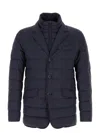 Herno La Giacca Water Resistant Down Blazer With Removable Bib