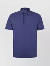 Herno Polo Shirts With Collared Short Sleeves In Blue