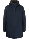 Herno Parka With Hood In Blue