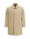 Herno Beige Polyester Trench Coat In Brown