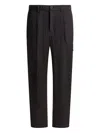 Herno Men Nylon Cargo Pants In Black