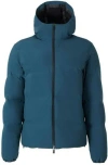 Herno Padded Zip-up Hooded Jacket In Blue
