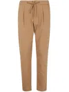 Herno Jogger In Light Cotton Stretch Trousers In Multicolor